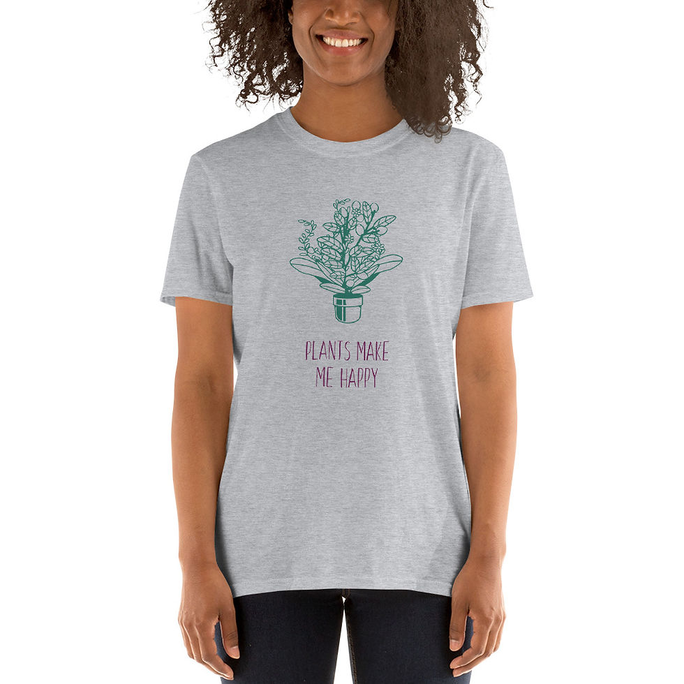 Thumbnail: Women's "Plants Make Me Happy" T-Shirt