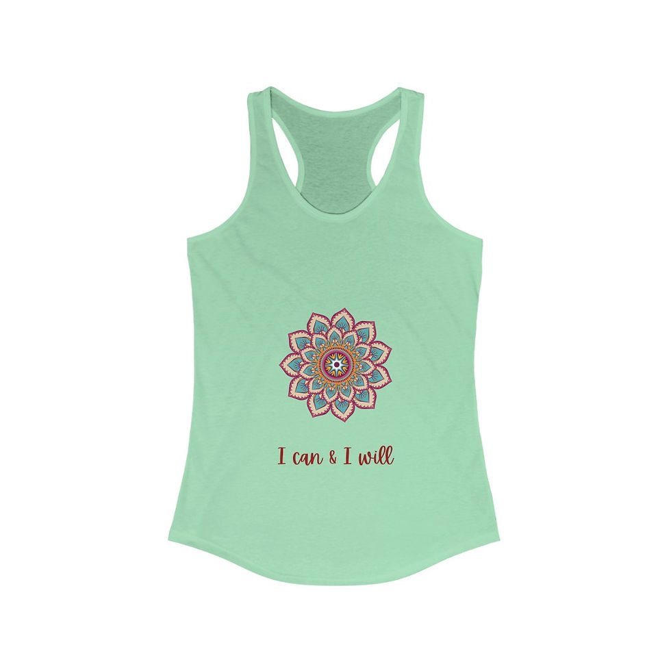 Thumbnail: Women's 'I Can and I Will' Racerback Tank
