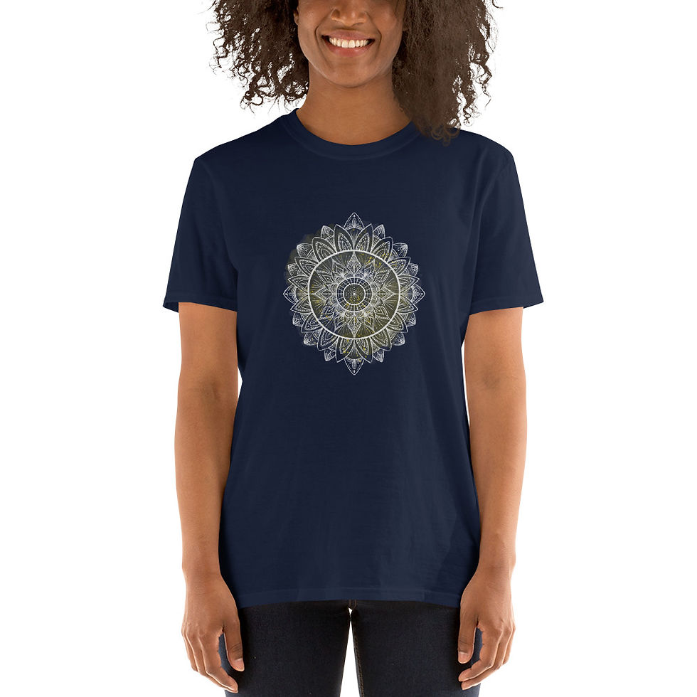 Thumbnail: Women's Yellow/Gold Mandala T-Shirt
