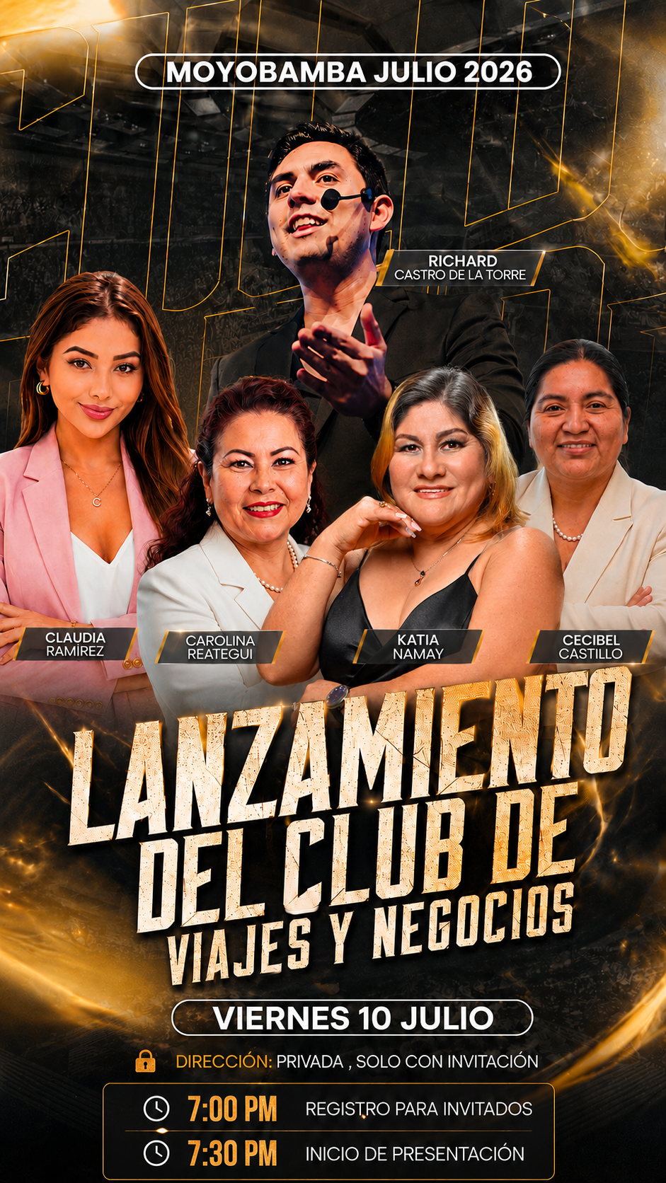 LANZAMMIENTO DE CLUB DE VACACIONES Y NEGOCIO - MOYOBAMBA