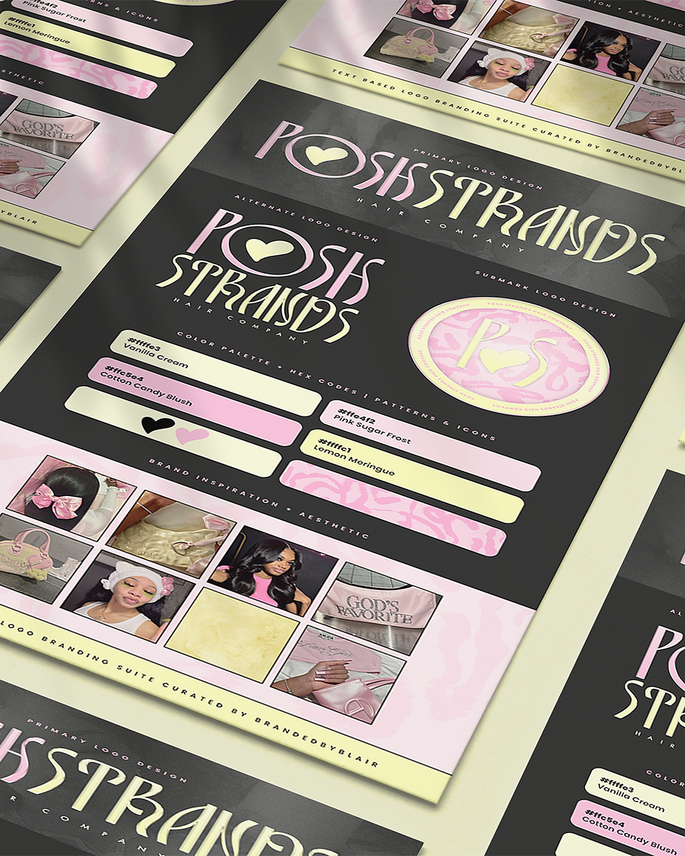 Text Based Logo Branding Suite