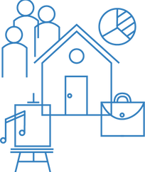 Icons to represent individuals