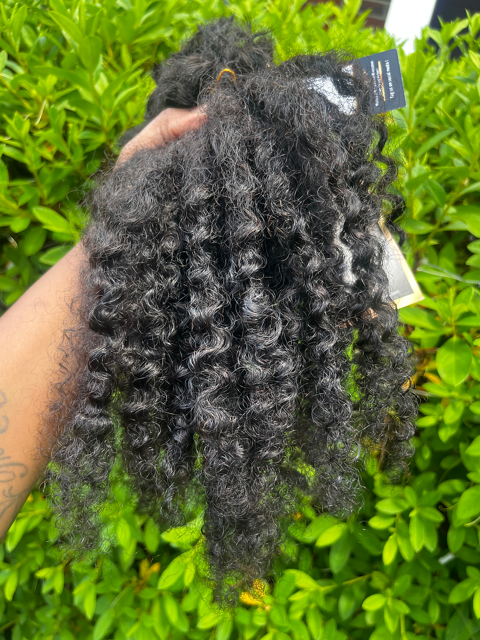 Thumbnail: Loc extension Kinky Curly 20 piece per bundle  Made to order 