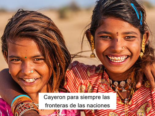Cayeron para siempre las fronteras de las naciones