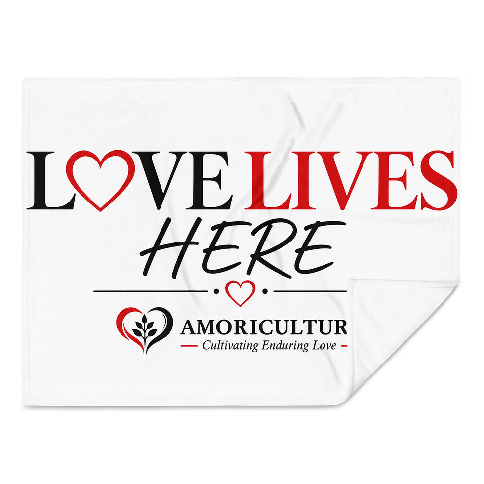 Thumbnail: Love Lives Here - Throw Blanket