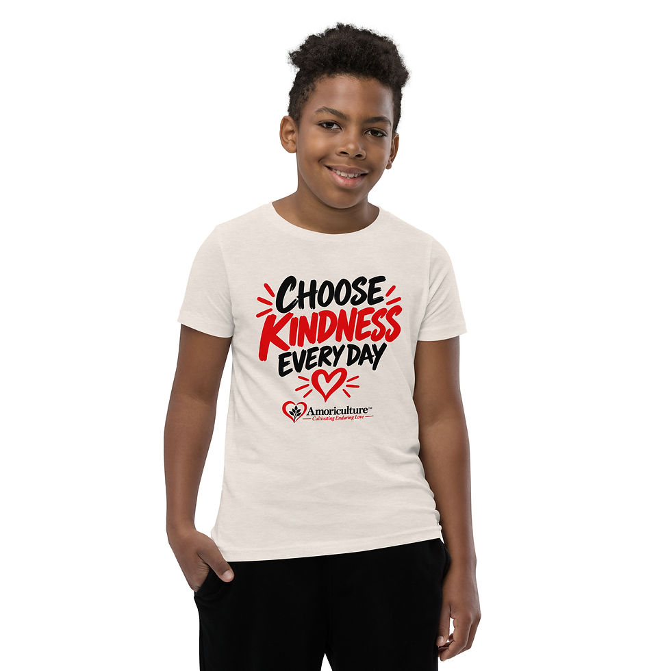 Thumbnail: Choose Kindness Every Day - Youth Short Sleeve T-Shirt