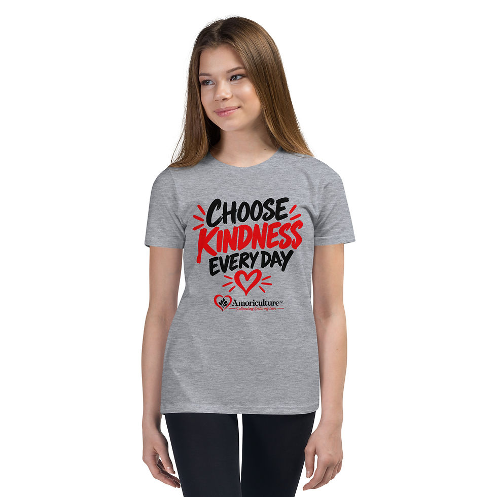 Thumbnail: Choose Kindness Every Day - Youth Short Sleeve T-Shirt