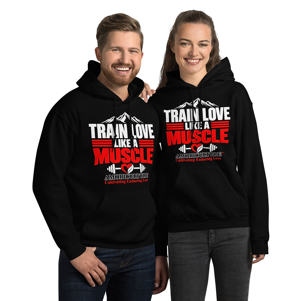 Thumbnail: Train Love Like A Muscle - Unisex Hoodie