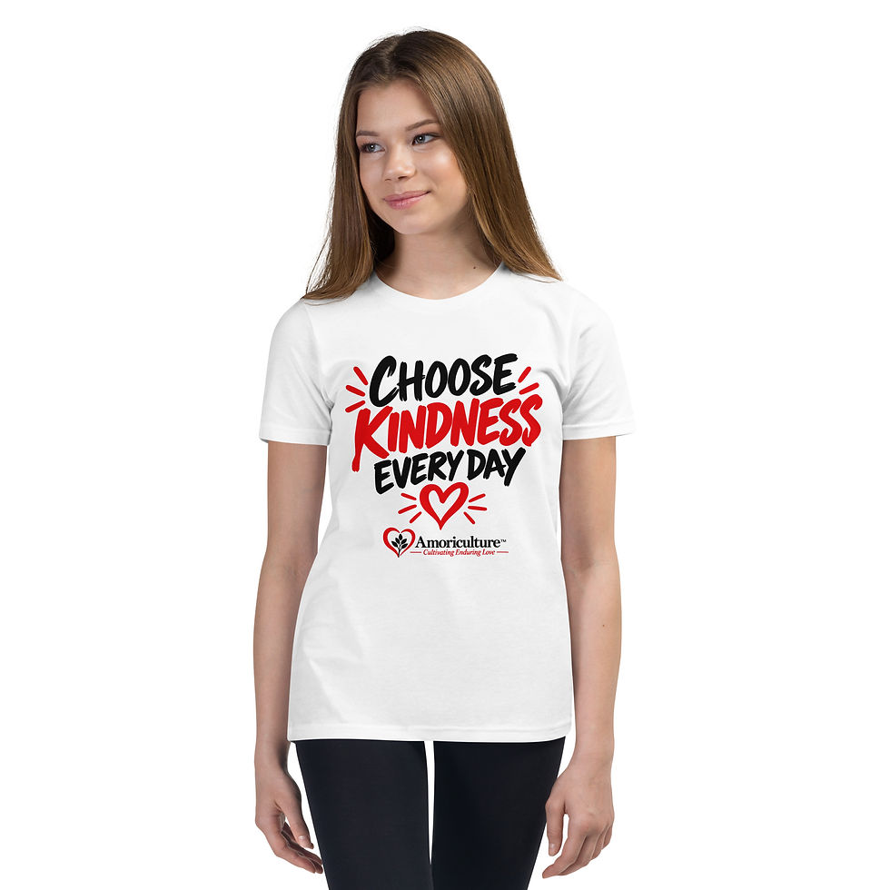 Thumbnail: Choose Kindness Every Day - Youth Short Sleeve T-Shirt