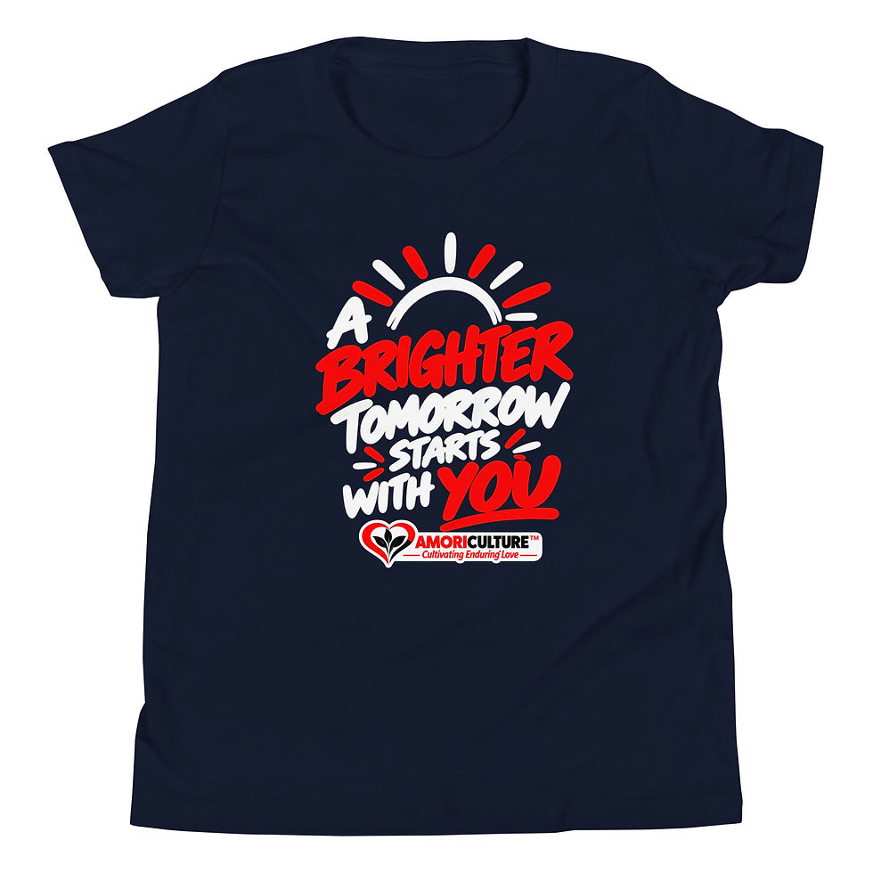 Thumbnail: A Brighter Tomorrow Starts With You - Youth Short Sleeve T-Shirt