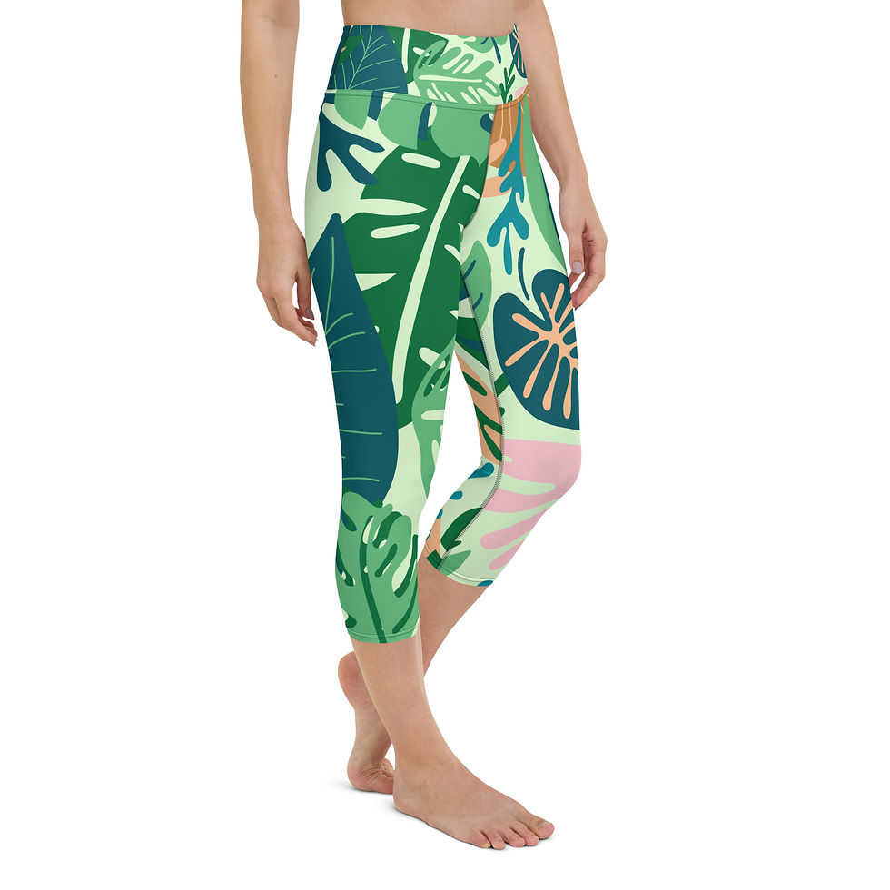 Sličica: Just breathe - Pilates Yoga Capri Leggings / pajkice