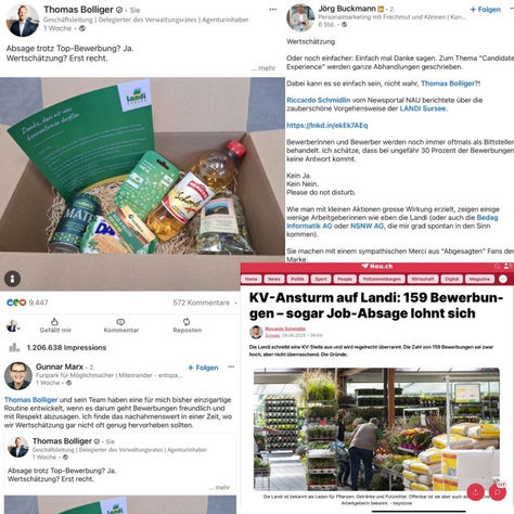 Auszüge eines Beitrags, welcher in den Medien sowie auf LinkedIn viral ging.