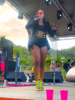 Nailah performs