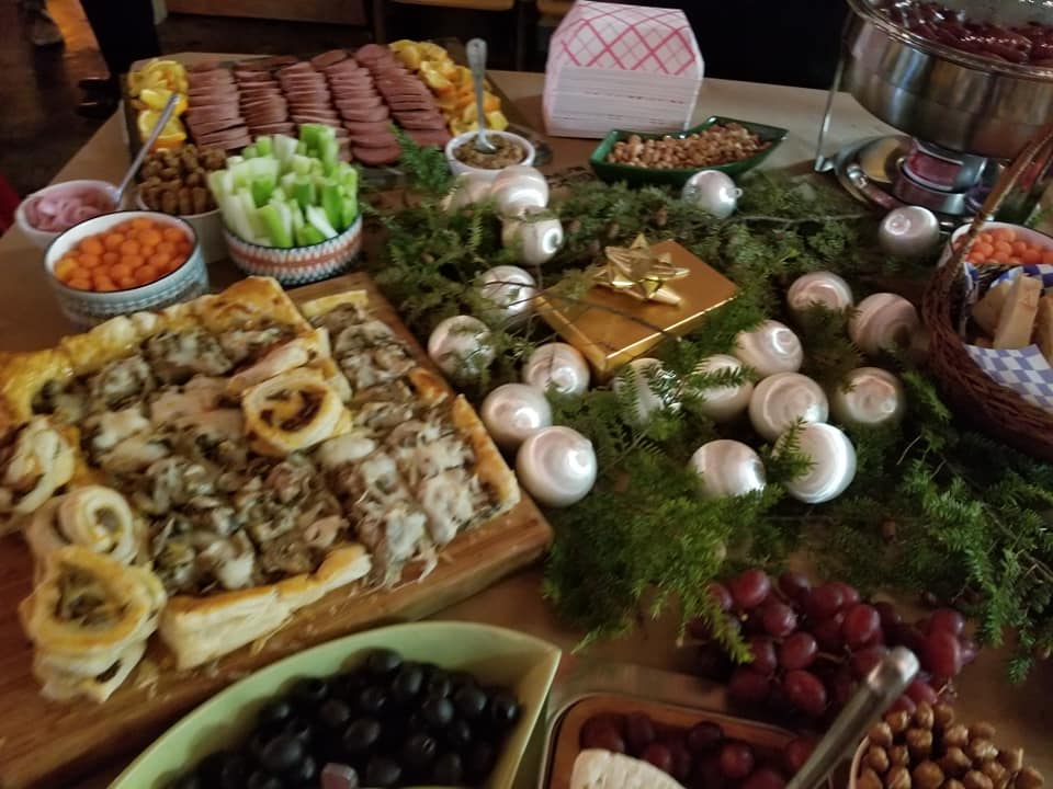 Arranged Food and Objects