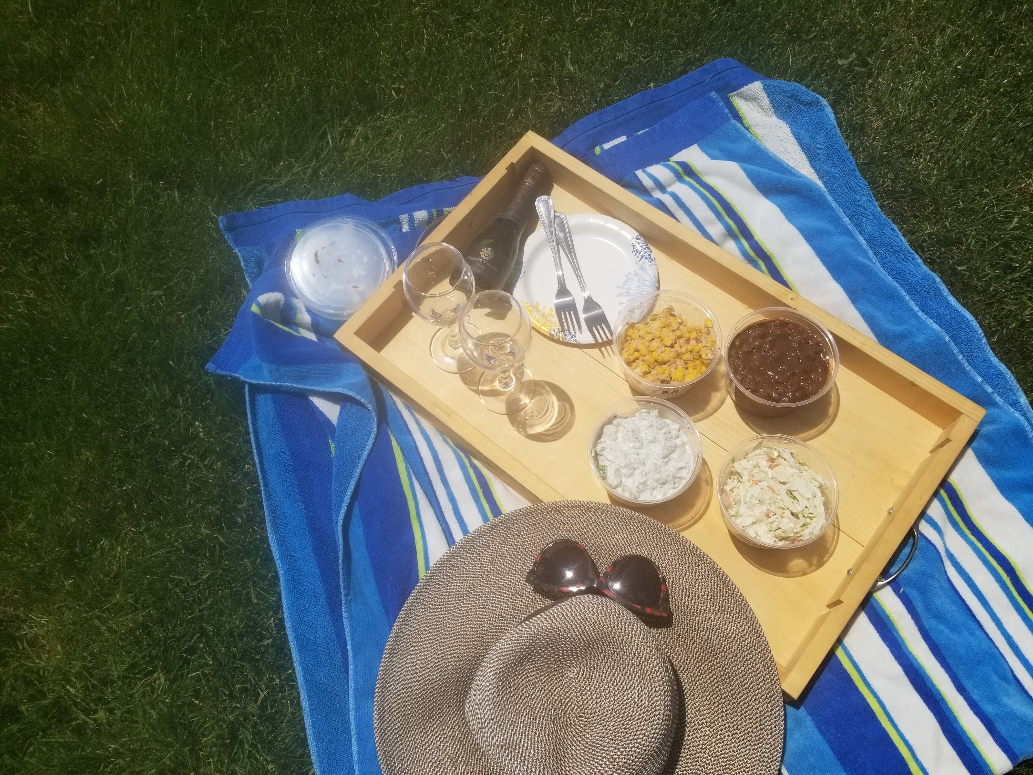 Arranged Food and Objects