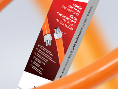 Omcan Commercial Mobile Gas Hose Packaging