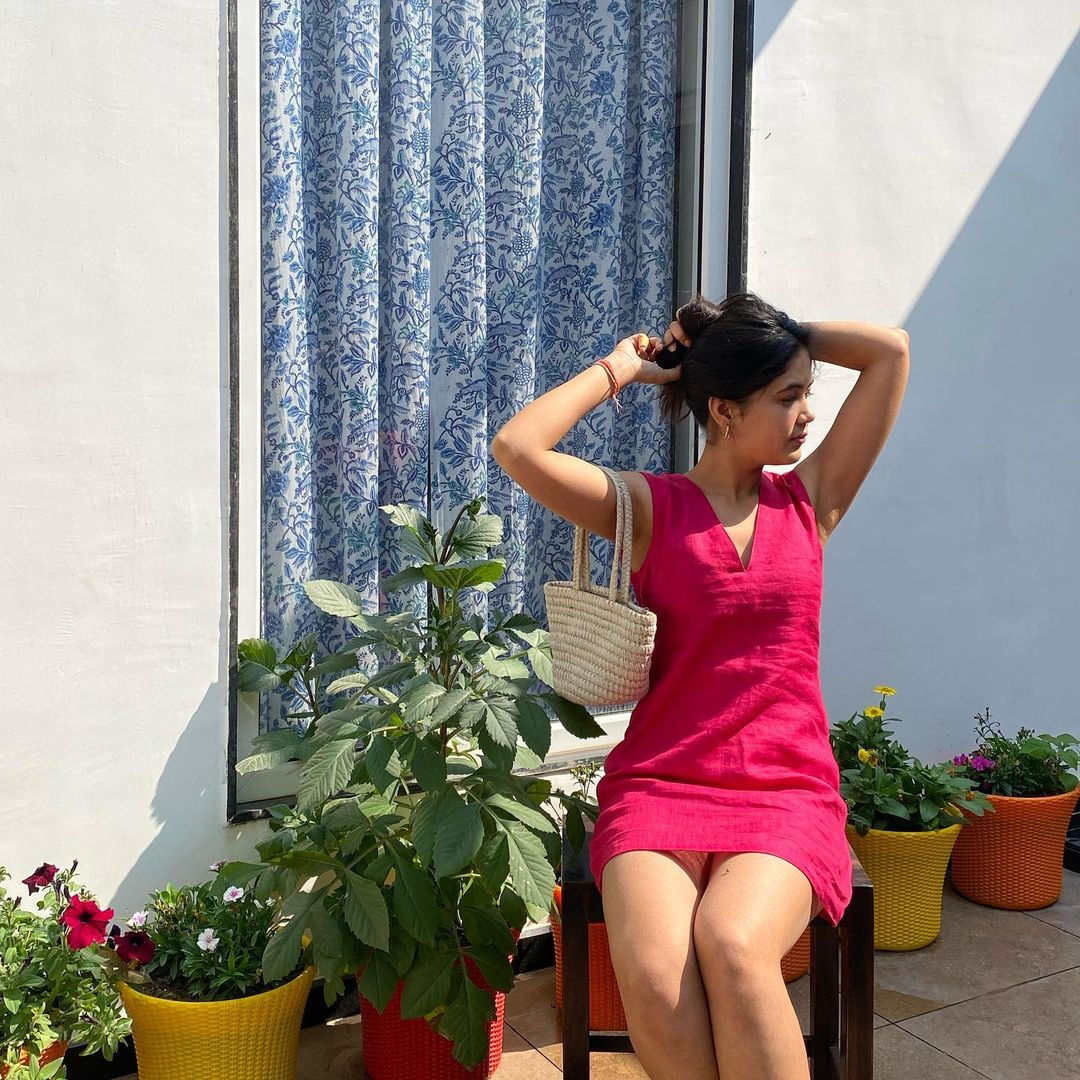 Mini Linen Dress