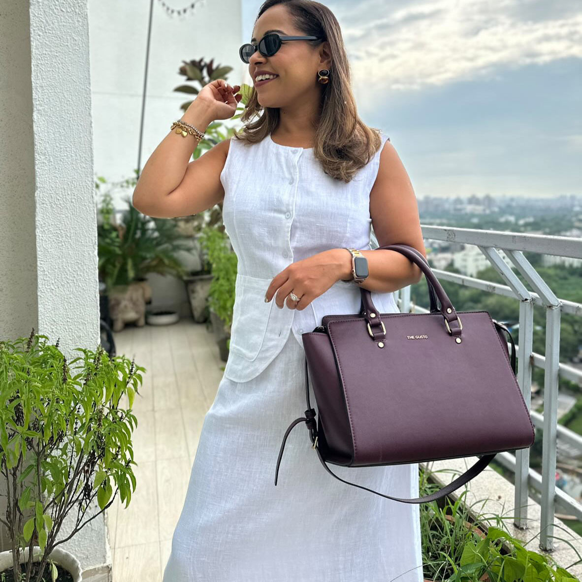 White linen Co-ord set