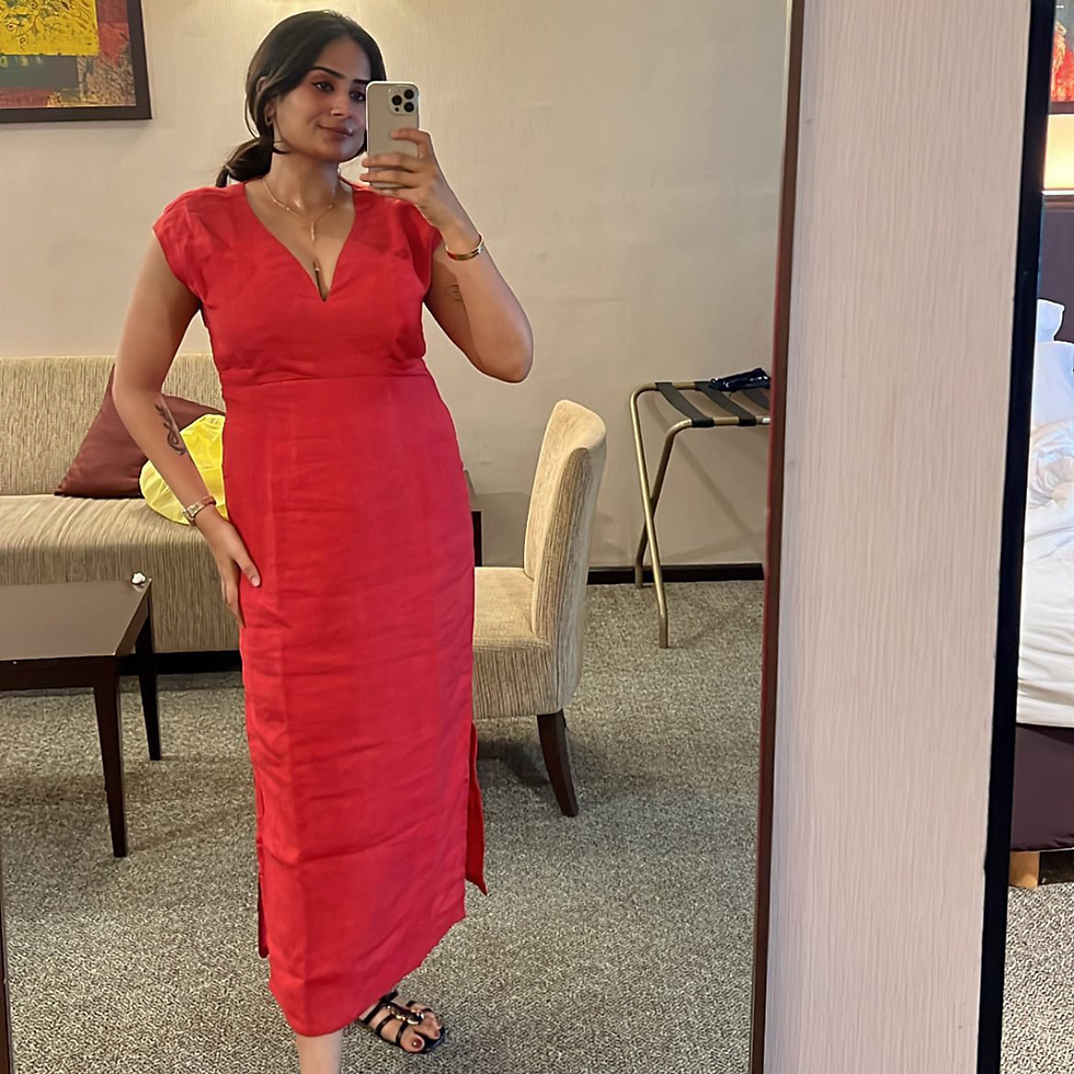 Thumbnail: White linen Dress