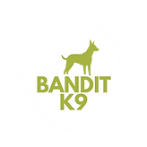 Bandit K9 logo - dog training services and equipment, Western Australia