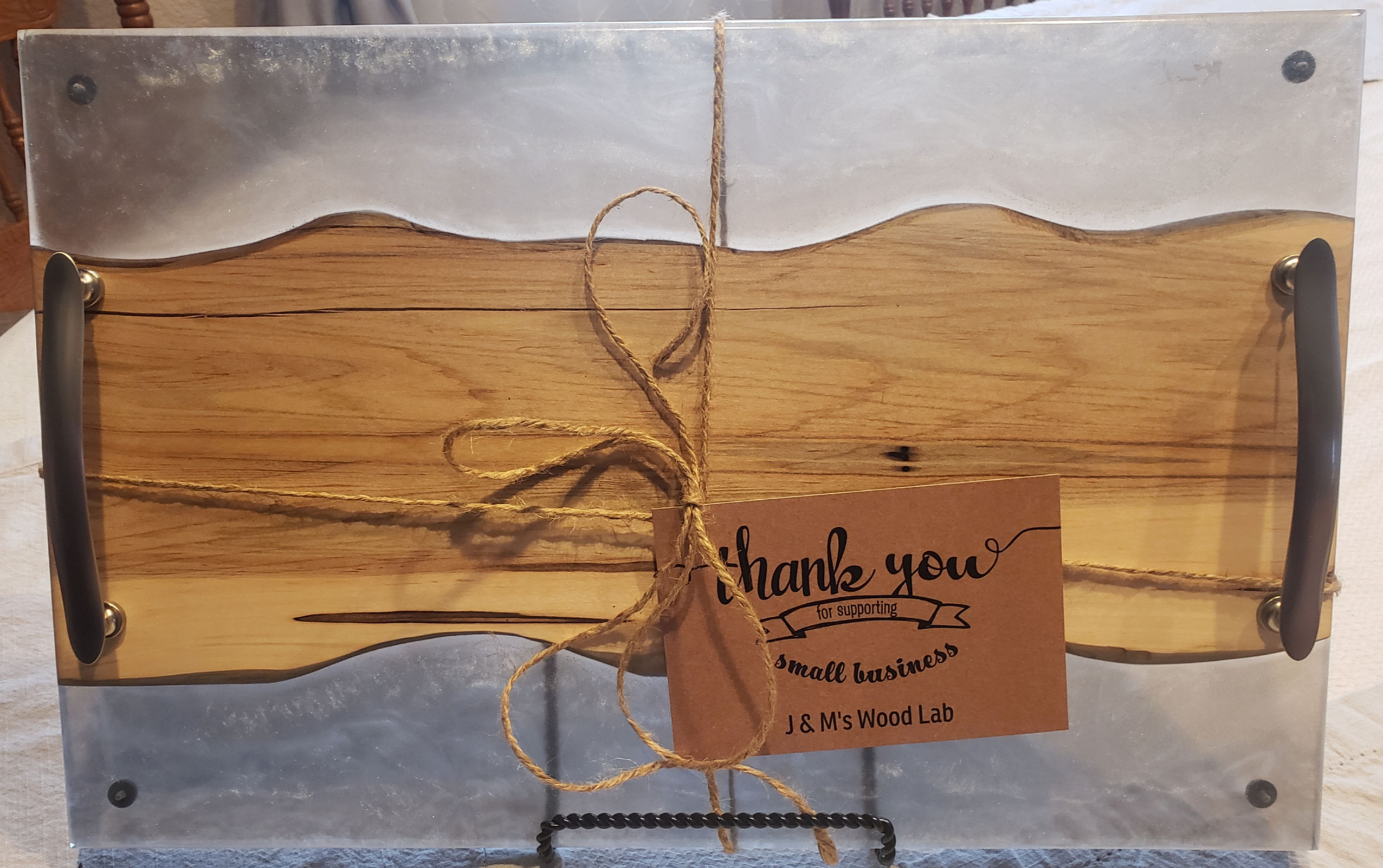 Resin & Wood Serving Board
