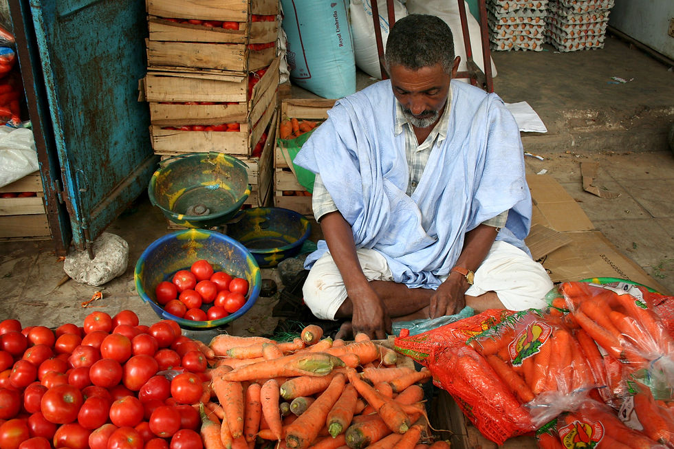 A street vendor in North Africa