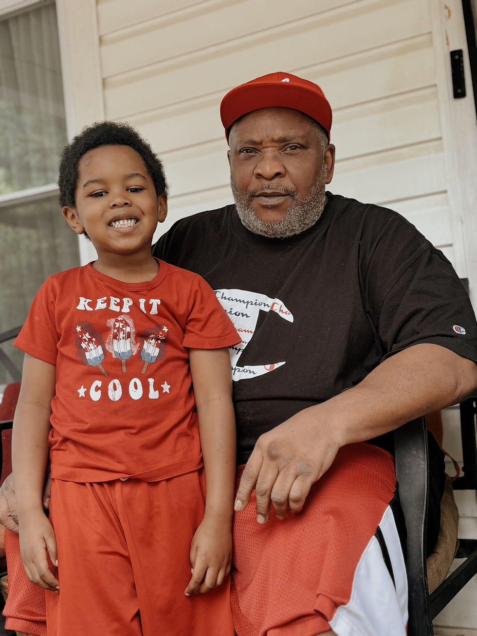 Danny and his grandson, 2026