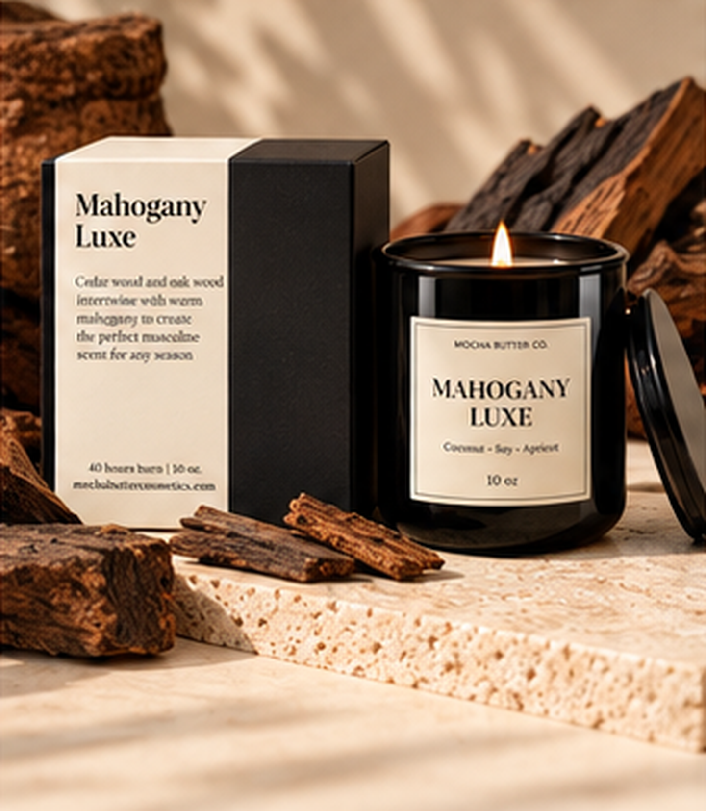 Mahogany Luxe — 10 oz Candle