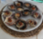 Scallops for dinner on the Portuguese Coastal Camino