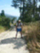 "Runner" exhausted on the way to Finisterre