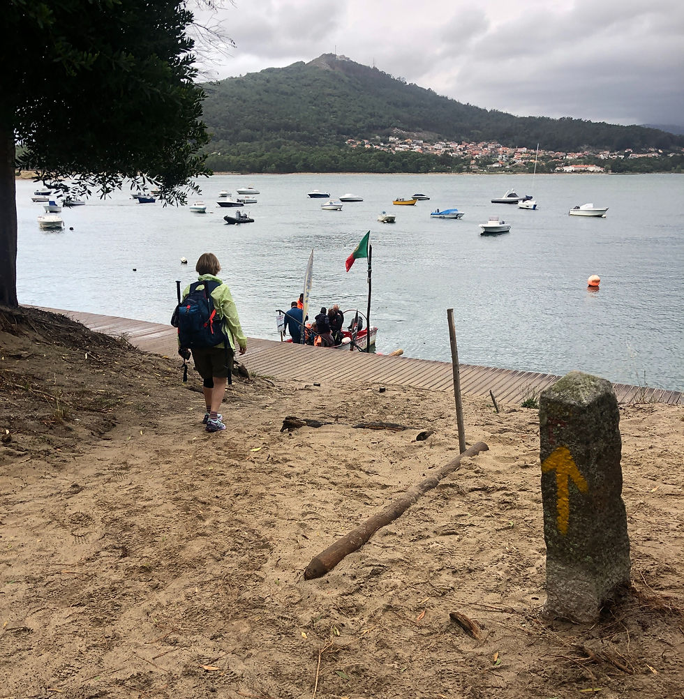 Taxit departure point - Caminha to A Guarda on the Portuguese Coastal Camino