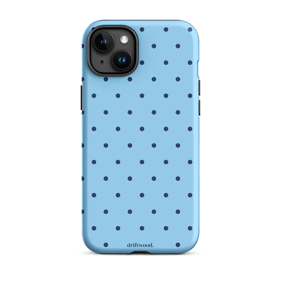 Thumbnail: Blue and Navy Polka Dots