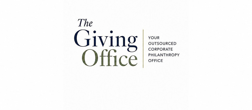 The Giving Office logo for corporate community engagement strategy