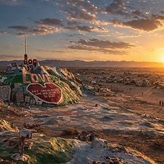 Desert Center Salton Sea Tour: South Experience Aliens Nuclear Test Naval Base Immersive Experience VORTEX 29  Paranormal Investigation and Ghost Hunt California Palm Springs Desert Haunted Tour DEAD AIR: Energies Documentary Series Weird Desert Salvation Mountain 