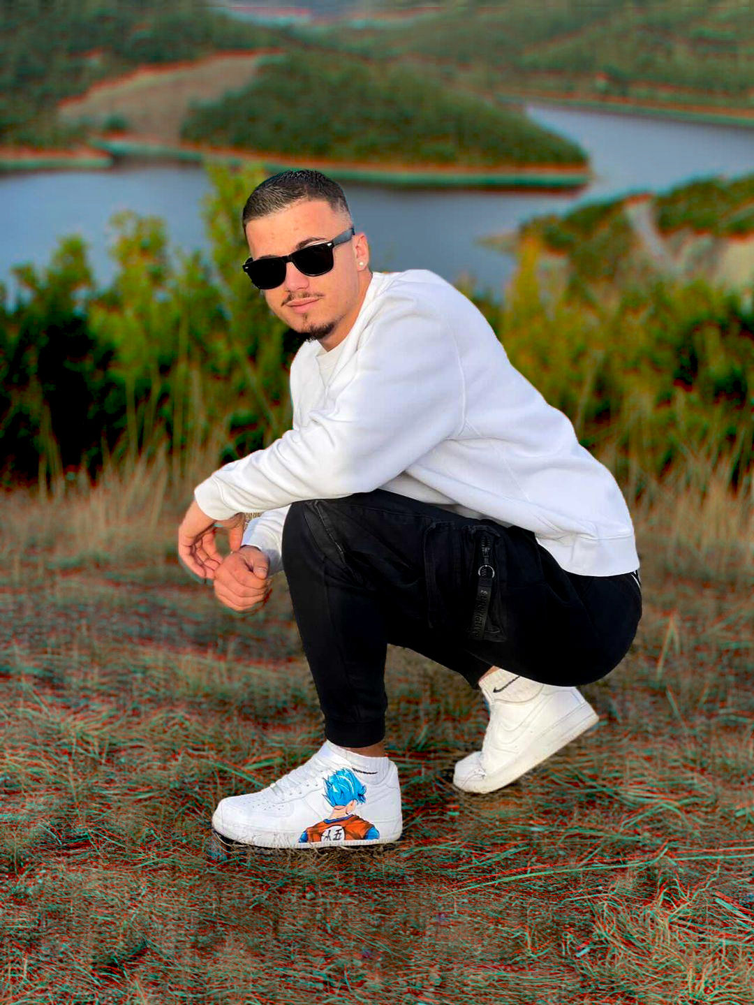 Goku SSJ Blue 🔹️ x Elvis Bytyqi Nike Af1