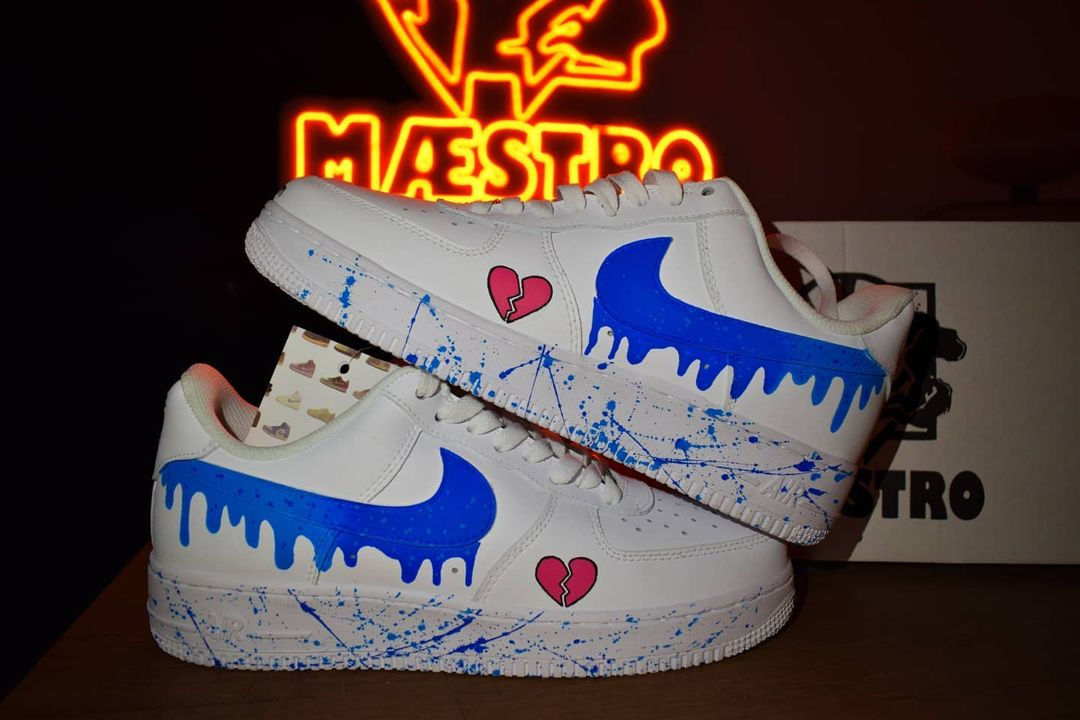 Blue Splash x NikeAirForce1 đ