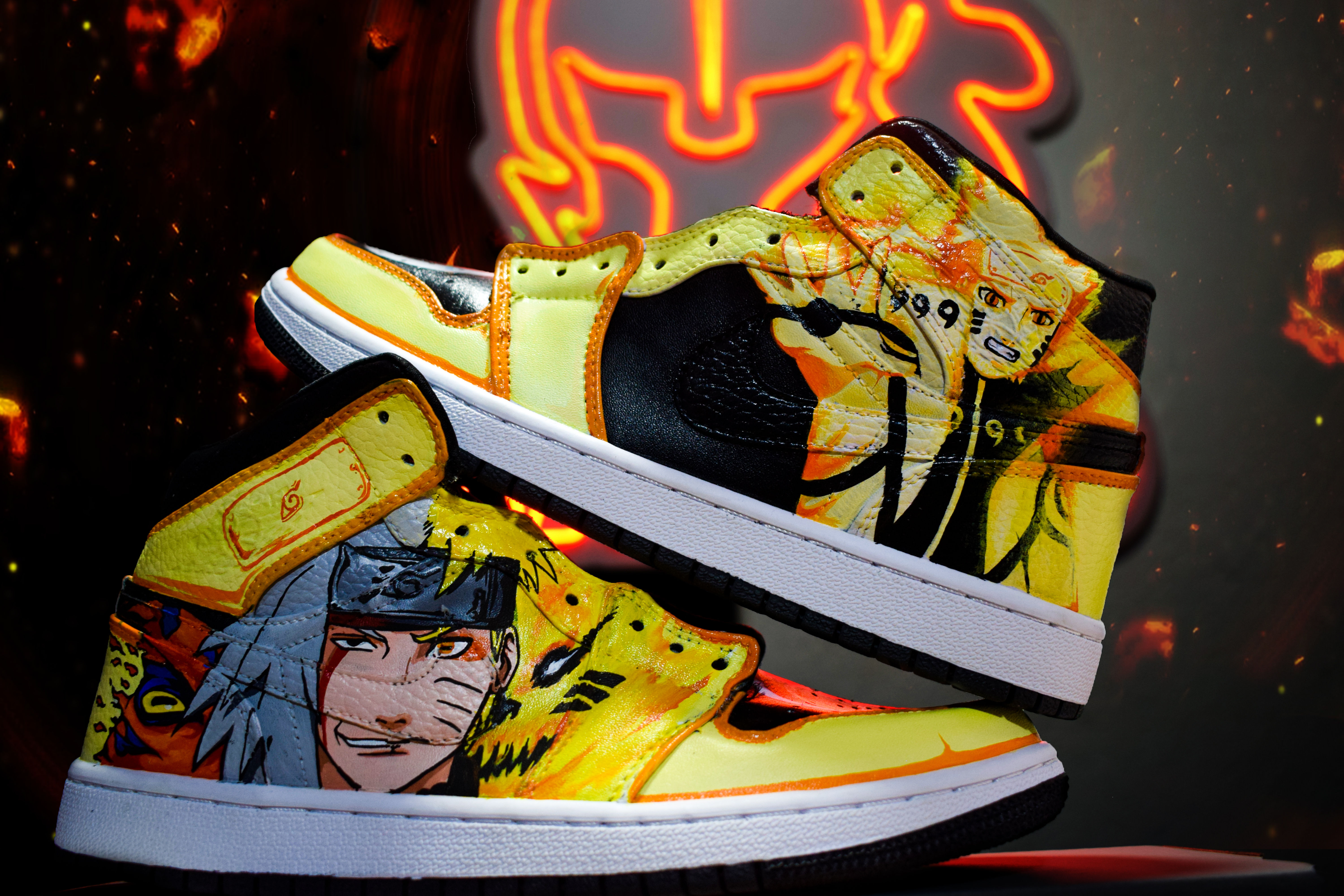 JORDAN 1S NARUTO x JIRAIYA