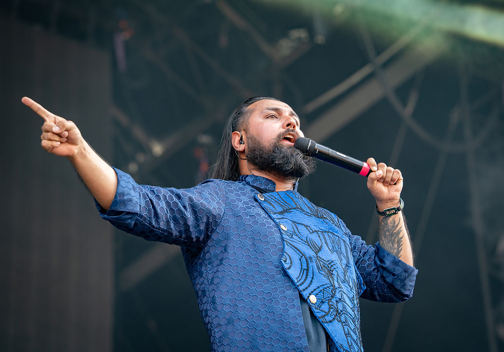 Bloodywood´s Jayant Bhadula (Pho: Jose Crespo)