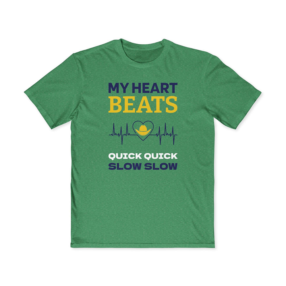 Thumbnail: Country Two-Step Men's Tee - Fun Graphic Tee, Gift for Dancers