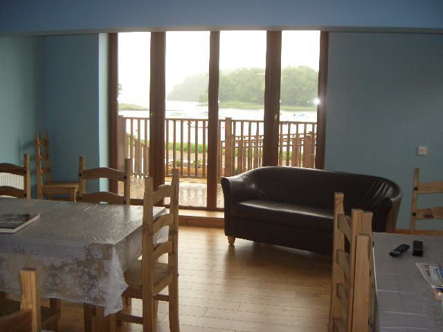 Loch Awe view from kitchen lounge