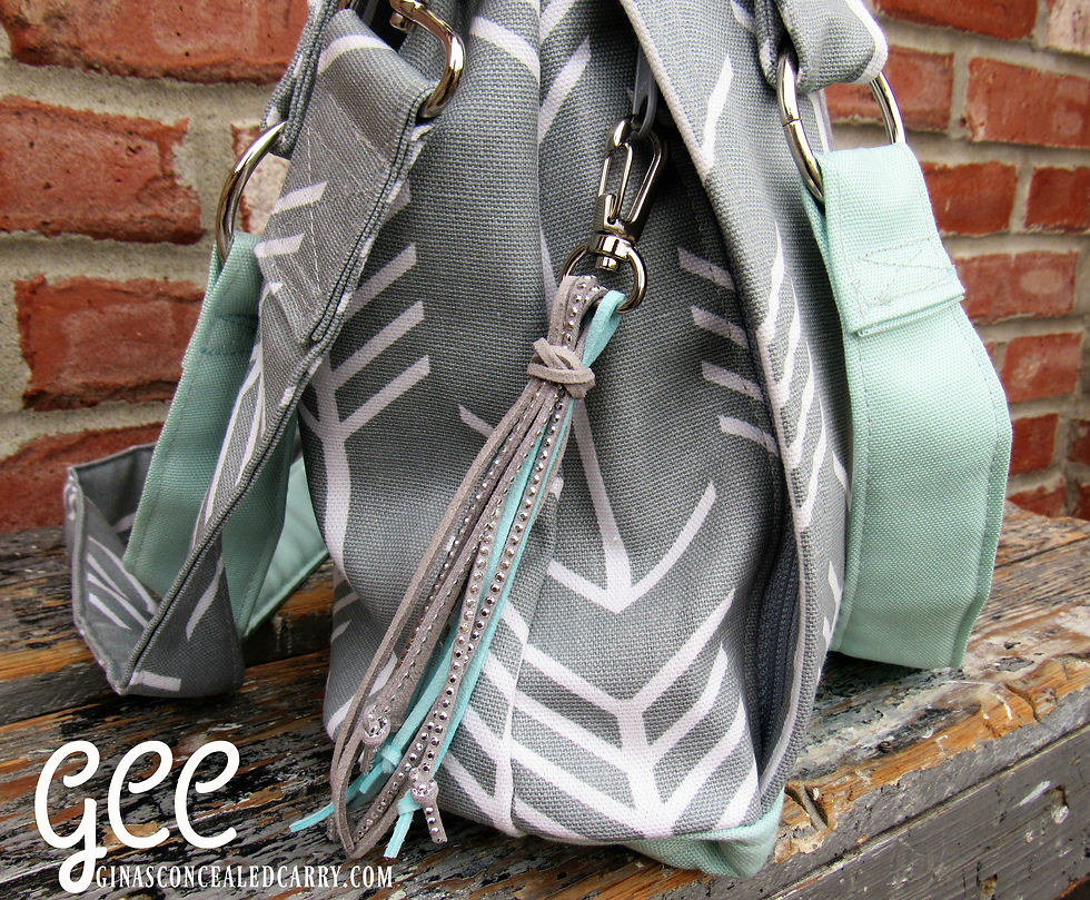 Rhinestone Suede Cord Tassel