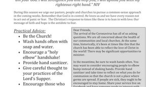 Coronavirus update - March 2020