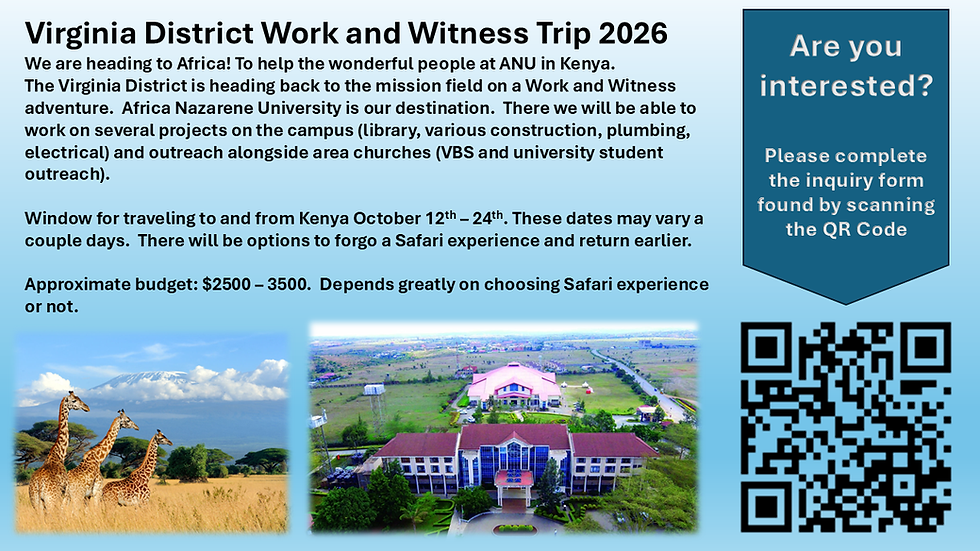 2026 ANU  Work & Witness Trip