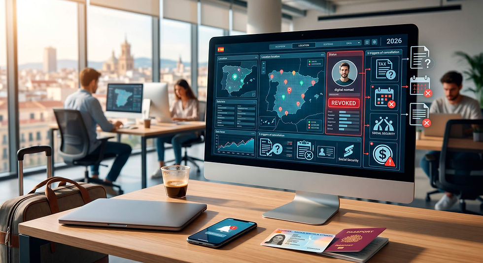 Digital Nomad Visa 2026: UGE Cancellations