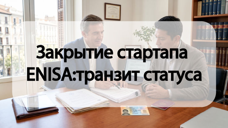 Закрытие стартапа ENISA: транзит статуса