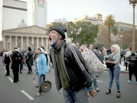 Quarantäne und Proteste