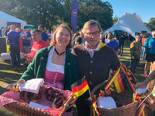 Brezeln zum Europalauf