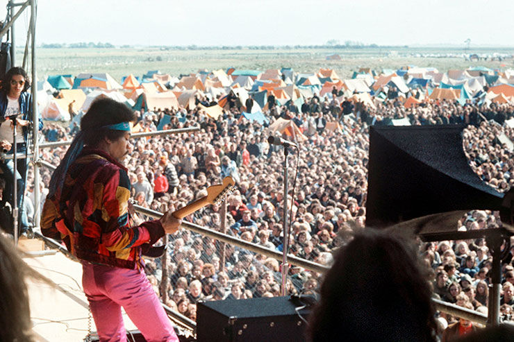Es war der letzte Festivalauftritt der Gitarren-Legende