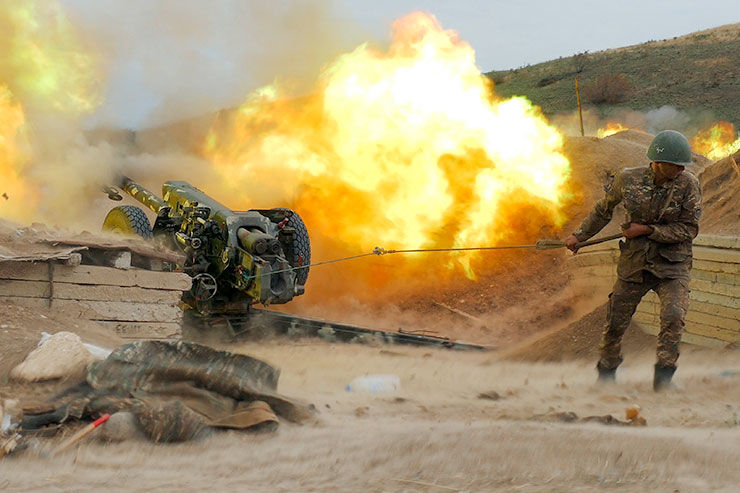 Armenische Geschützstellung