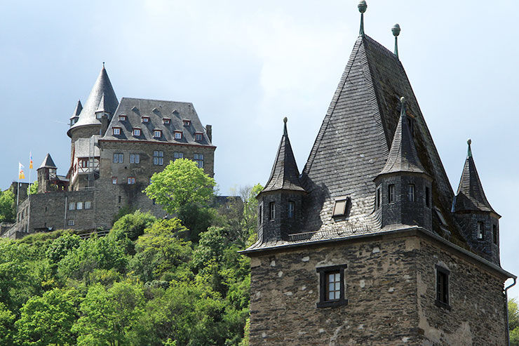 Die Burg Stahleck bei Bacharach